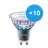Confezione Multipack 10x Philips MASTER LED Spot ExpertColor GU10 PAR16 3.9W 280lm 25D - 930 Luce Calda | Miglior resa cromatica - Dimmerabile - Sostitutiva 35W