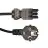 Noxion GST-Compatibile Cavo di alimentazione - Femmina + Schuko Europlug - Nero 5m - 3 pole 0.75mm2