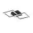 Eglo Luce da soffitto RGBic Acciaio Nero 19.6W 2100lm - 830 Luce Calda -  + RGB | Dimmerabile