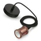 Porta lampada E27 Portalampada Philips Cord Vintage Filamento E27 Rosa Oro LED