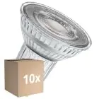 Confezione Multipack 10x Ledvance Faretti LED GU10 PAR16 6.1W 575lm 60D - 940 Bianco Freddo | Miglior Resa Cromatica - Dimmerabile - Sostitutiva 80W